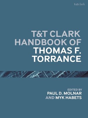 cover image of T&T Clark Handbook of Thomas F. Torrance